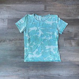 Free People Camo Top Size XS
